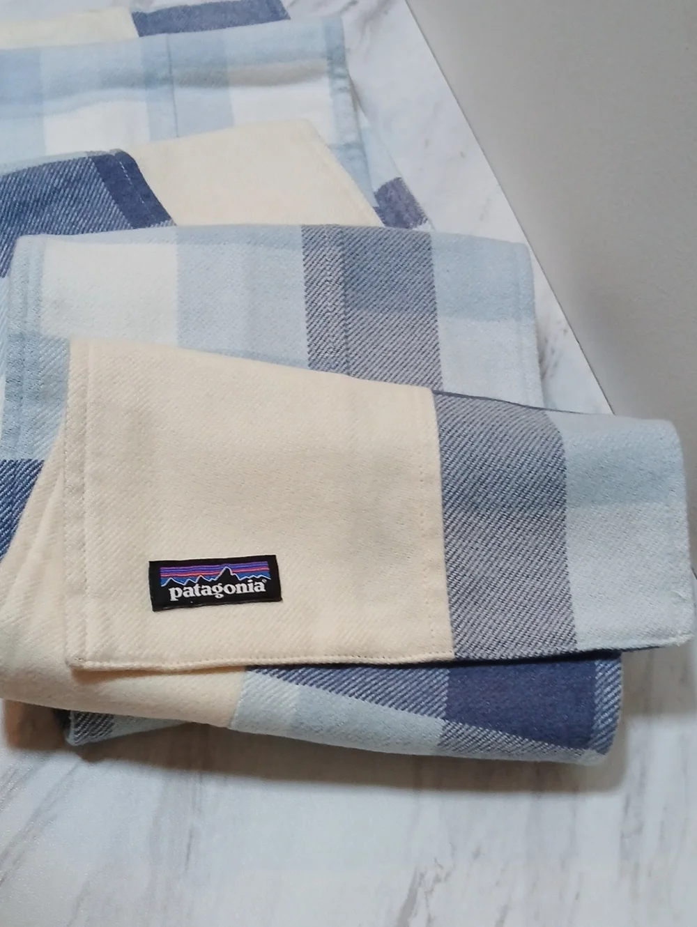 Patagonia Fjord Flannel Patchwork Scarf
